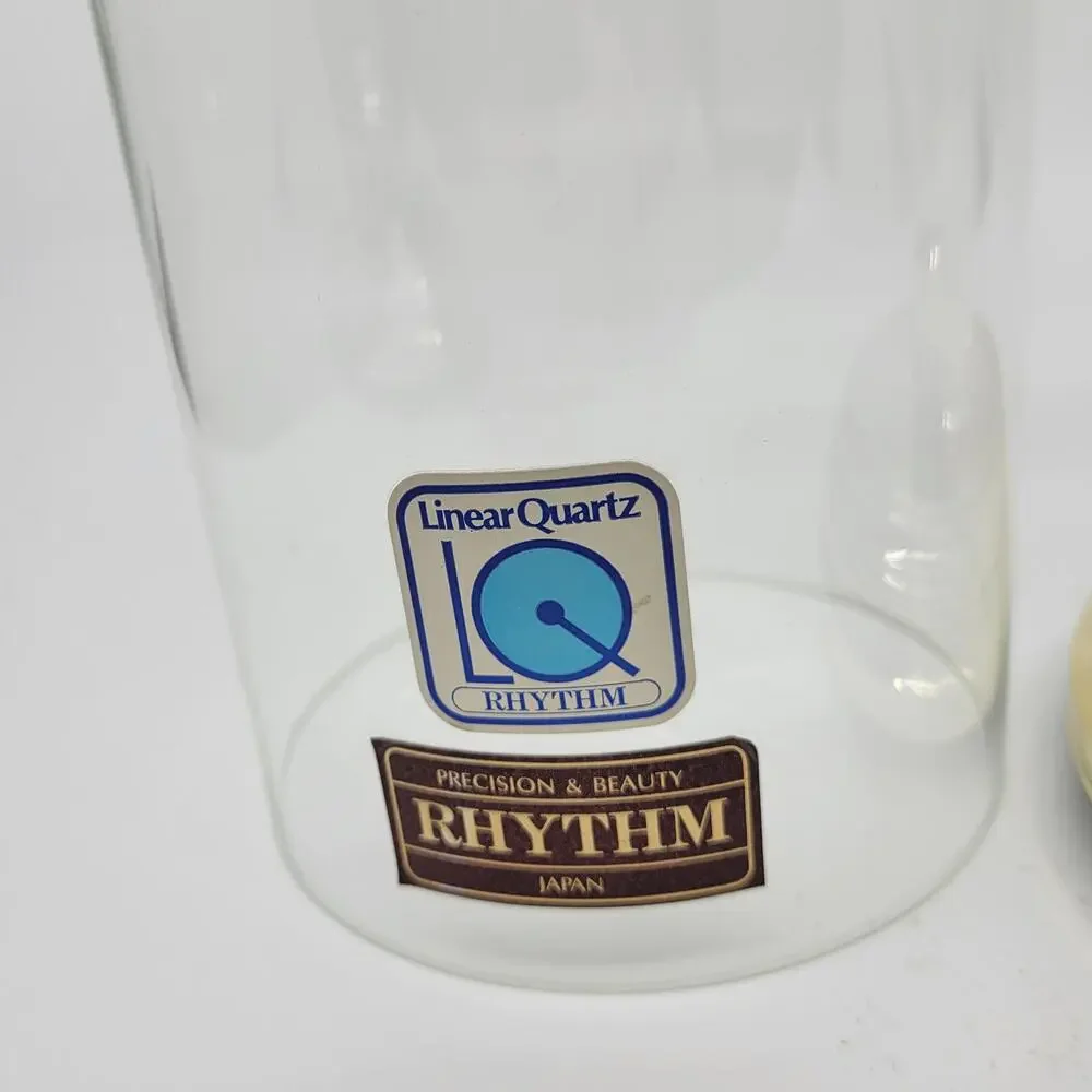 Rhythm Quartz Anniversary Dome Pendulum Mantel Clock. Made in Japan